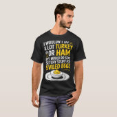 Funny Sketchy Stuff For Deviled Eggs Saying Food H T-shirt (Voorkant volledig)