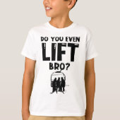 Funny Ski do you even Lift Snowboard Skiing T-shirt (Voorkant)
