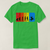 Funny ski freestyle evolutie t-shirt (Design voorkant)