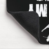 Funny Ski Tee Distressed Skiing Winter Sports Ski  Muismat (Hoek)