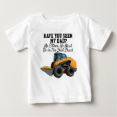 Funny Skid Steer Heavy Equipment Dad Quote