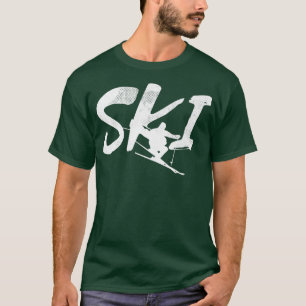 Funny Skiing Lover Cool Ski Winter Sports Ski T-shirt