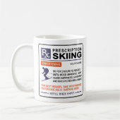Funny Skiing Mok Voorgeschreven ontwerp (Links)