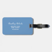 Funny Skiing | Travel-wintersport Bagagelabel (Achterkant horizontaal)