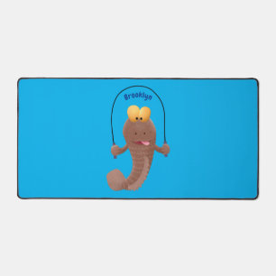 Funny skipping mudskipper fish cartoon bureaumat