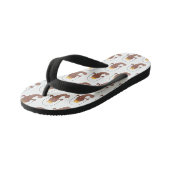 Funny skipping mudskipper fish cartoon kinder teenslippers (Schuin)