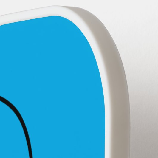 Funny skipping mudskipper fish cartoon pickleball paddle (Links Detail)