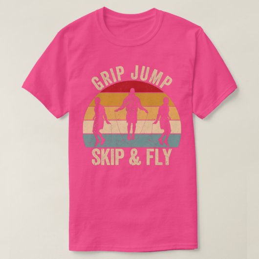 Funny Skipping Rope Jumping Rope Grip Jump Skip Fl T-shirt (Design voorkant)