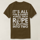 Funny Skipping Rope Jumping Rope Rope Rope Skip Ro T-shirt (Design voorkant)