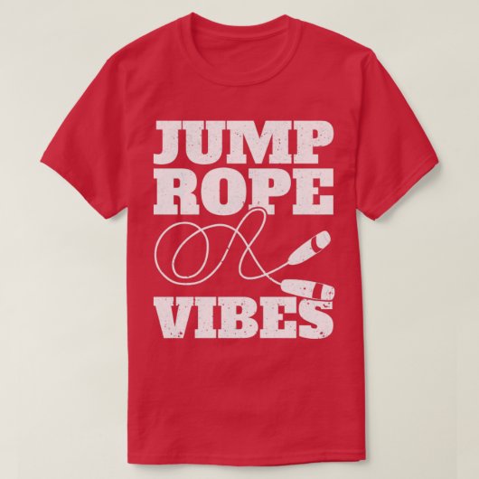 Funny Skipping Rope Jumping Rope Rope Vibes1 T-shirt (Design voorkant)
