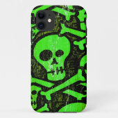 Funny Skull #2 iPhone Case (Achterkant)