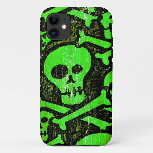 Funny Skull #2 iPhone Case (Achterkant)
