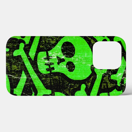 Funny Skull Case-Mate iPhone Case (Achterkant (horizontaal))