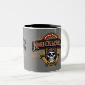 Funny Skull Knucklehead Academy Tweekleurige Koffiemok (Voorkant rechts)