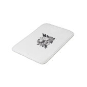 Funny Skull Lover Badmat (Gekanteld)