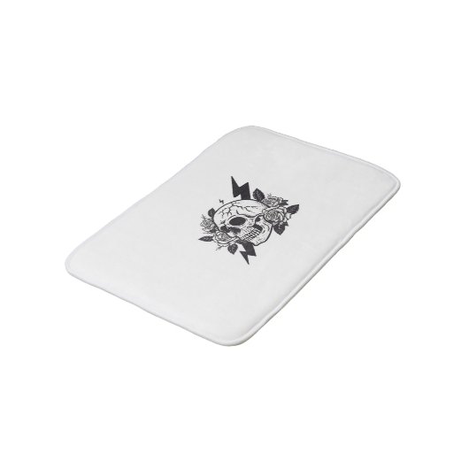 Funny Skull Lover Badmat (Gekanteld)