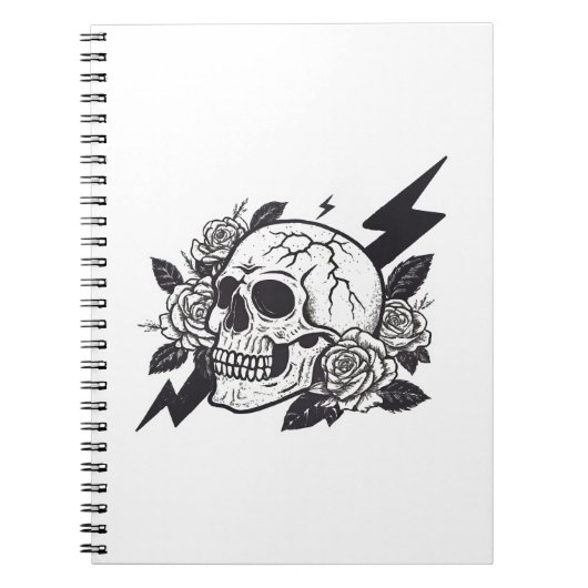 Funny Skull Lover Notitieboek (Voorkant)