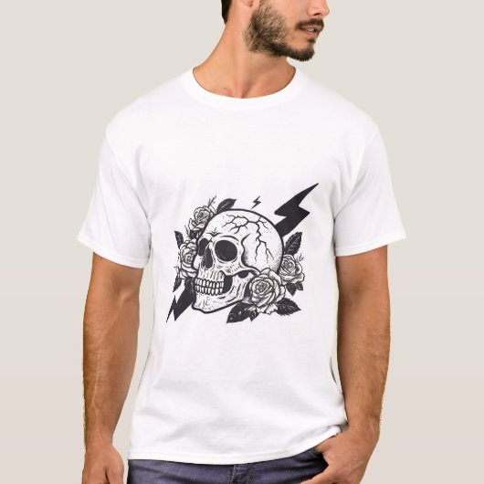 Funny Skull Lover T-shirt (Voorkant)