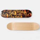 Funny Skull Skateboard (Horizontaal)