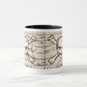 Funny Skull Stamp 4 Mok (Midden)