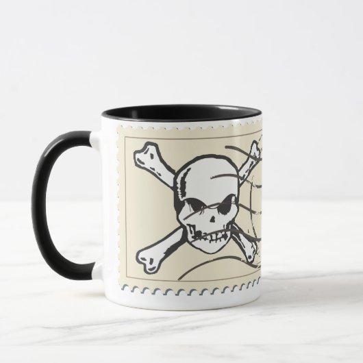 Funny Skull Stamp 5 Mok (Links)