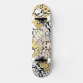 Funny Skull Stamp Persoonlijk Skateboard (Voorkant)