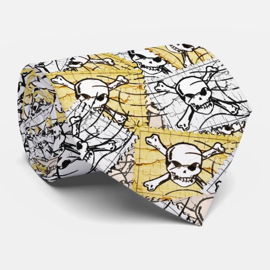 Funny Skull Stropdas (Opgerold)
