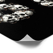 Funny Skulls 6 7 Meme Six Seven Love Halloween  Poster (Hoek)