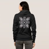 Funny Skulls Schattigee Gothic Hoodie (Achterkant volledig)