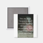 Funny Skunk Magneet (Voorkant / Achterkant)