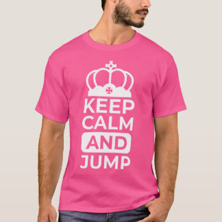 Funny Skydive Keep Calm en Jump Skydiver Skydivin T-shirt