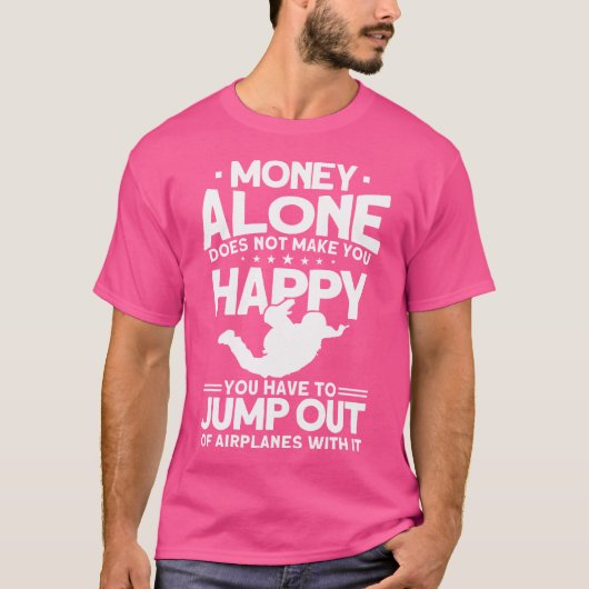 Funny Skydiver Skydiving T-shirt (Voorkant)