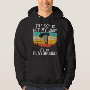 Funny Skydiving Art voor mannen Skydive Lover Sk Hoodie