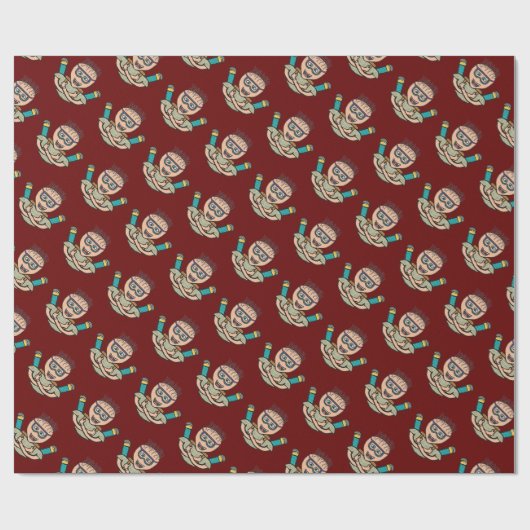 Funny Skydiving Cadeaupapier (Vlak)