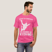 Funny Skydiving For Parachuting Jumping Sky Diving T-shirt (Voorkant volledig)