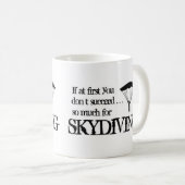 Funny Skydiving mok koffie (Voorkant rechts)