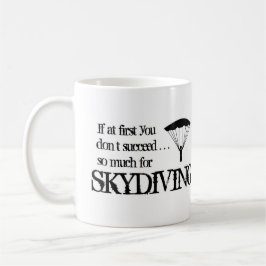 Funny Skydiving mok koffie