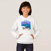 Funny slaapshark and Fishing cartoon (Voorkant volledig)