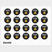 Funny Slang Afstuderen Afstuderen 2025 Ronde Sticker (Vel)