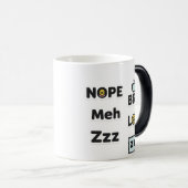 Funny Slang Mok – Nope, Meh, BRB, LOL, Zzz (Voorkant rechts)