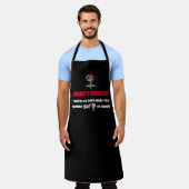 Funny Slap Yo Mama Personalized Barbecue Schort (Gedragen)