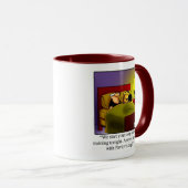 Funny Sleep Humor Coffee Mok (Voorkant rechts)