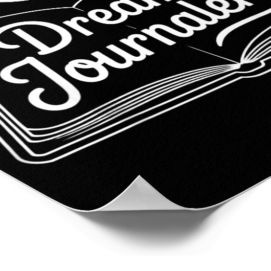 Funny Sleep Hygiene Dream Journaling Status Symbol Poster (Hoek)