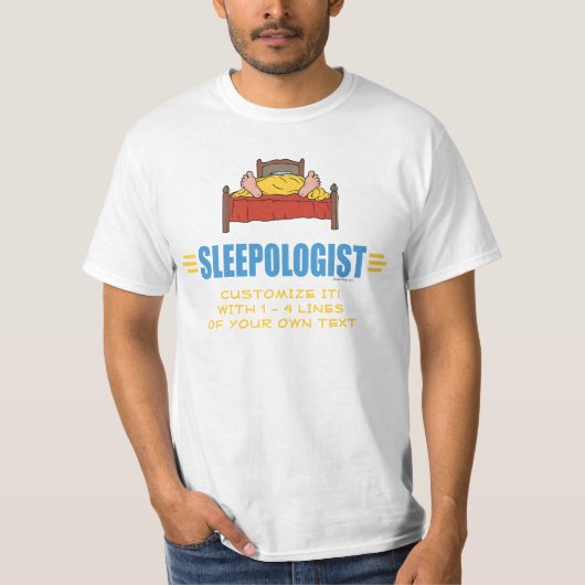 Funny Sleep T-shirt (Voorkant)