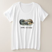 Funny, sleeping meerkats grote maat t-shirt (Design voorkant)