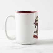 Funny Sleeping Sloth Melting Coffee Mug Tweekleurige Koffiemok (Links)