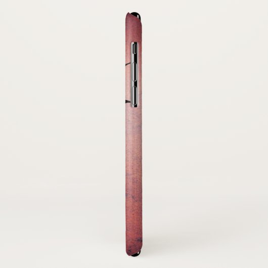 Funny Sleepy Owl op Roze Case-Mate iPhone Case (Achterkant/links)