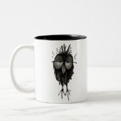 Funny Sleepy Owl Tweekleurige Koffiemok (Links)