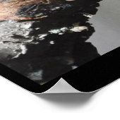 Funny Sleepy Squirrel Blank Kaart Poster (Hoek)