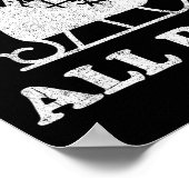 Funny Sleigh All Day Christmas In July Retro Vinta Poster (Hoek)